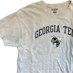 Georgia Tech Light Heather Gray Tee